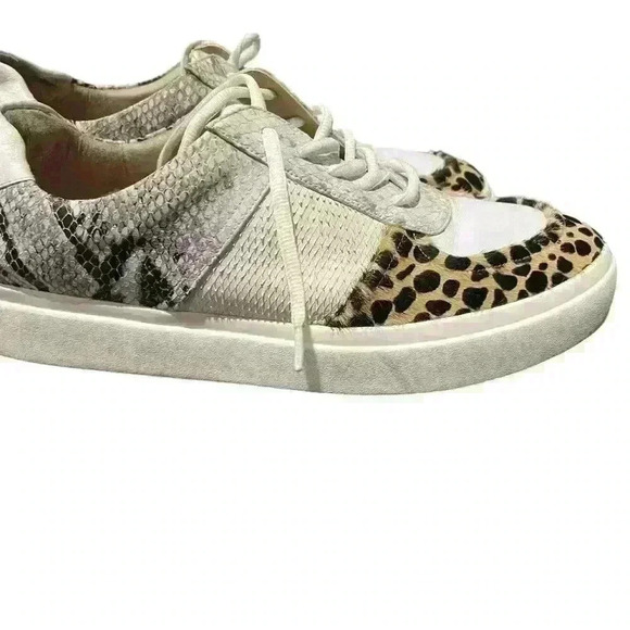 Vaneli Sport Shoes Womens 10M Yarol Multi Snake Animal Print Pony Hair Sneakers - Picture 2 of 7